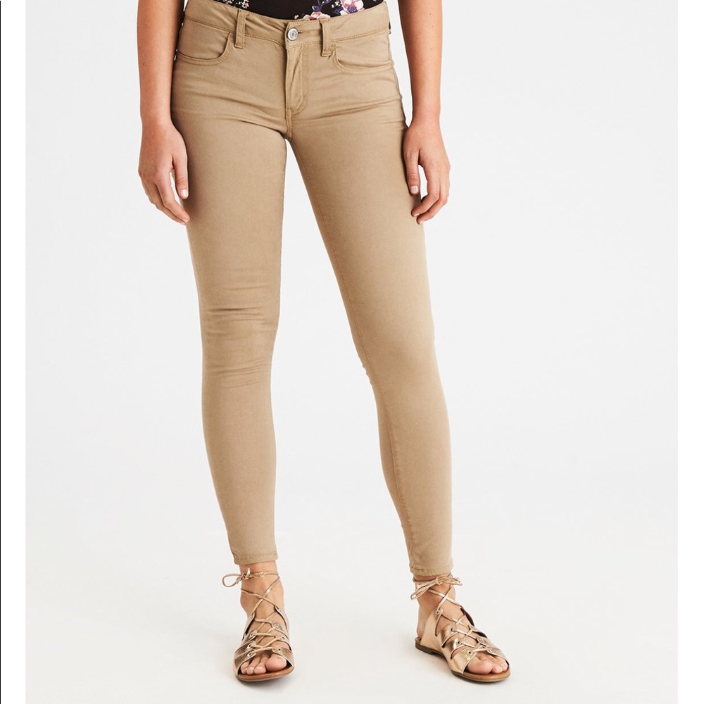 American Eagle stretch khakis